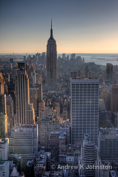 1008_40D_5276-8 HDR.jpg - The New York Skyline at dusk, photographed from the Rockefeller CentreHDR image composed from three originals